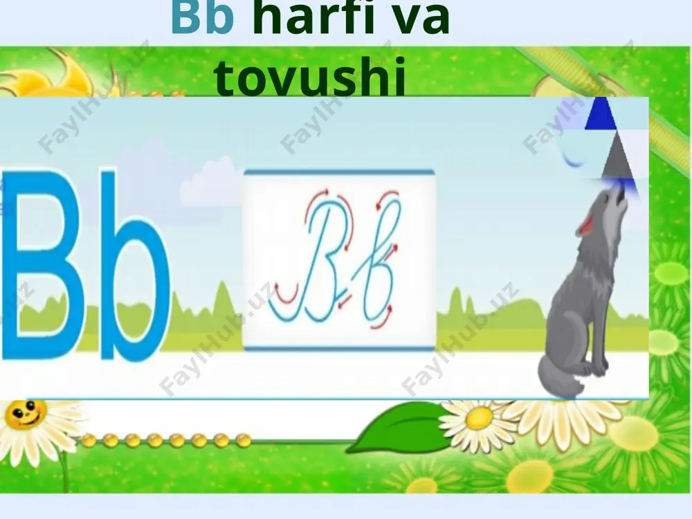 alifbe fanidan "bb tovushi va bb harfi" mavzusidagi dars taqdimoti - Page 2