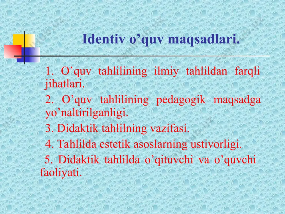 – minut aqliy xujum 10 – minut tashkiliy qism: salomlashish, yo`qlama, o`quvchilarni faollashtirish 2 - – minut 1. bosqich: “kecha va kunduz” romanining yaratilishi xaqida nimalarni bilasiz? romanda qaysi davr voqealari tasvirlanadi? sizningcha asarning bosh qaxramoni kim? - romanning o`sha davr adabiyoti uchun axamiyati qanday bo`ladi? 2. bosqich: o`quvchilar mavzuga kirishib ketadilar. o`qituvchi o`quvchilarni 2 guruxga bo`ladi. qog`oz (plakat) va marker berilib quyidagi savol tashlanadi: asar qahramonlarini yozing? www.arxiv.uz www.arxiv.uz 1. razzoq so`fi 2. zebi 3. qurvonbibi 4. akbarali 5. fazilat 6. poshshoxon 7. miryoqub 8. noyib to`ra 9. eshon 10. o`lmas 11. enaxon 12. saltanat 1. zebi 2. razzoq so`fi 3. qurvonbibi 4. miryoqub 5. noyib to`ra 6. akbarali 7. xadicha 8. fazilat 9. poshshoxon 10. sultonxon 11. saltanat 12. enaxon 13. o`lmas aravakash 14. eshon ajratilgan vaqt tugagach o`quvchilar birma – bir timsollarni tanishtirib o`tadilar. o`qituvchi fikrlarni xulosalaydi qaysi gurux qanday bajarganligi izoxlaydi. 3 – bosqich: bu bosqichda …