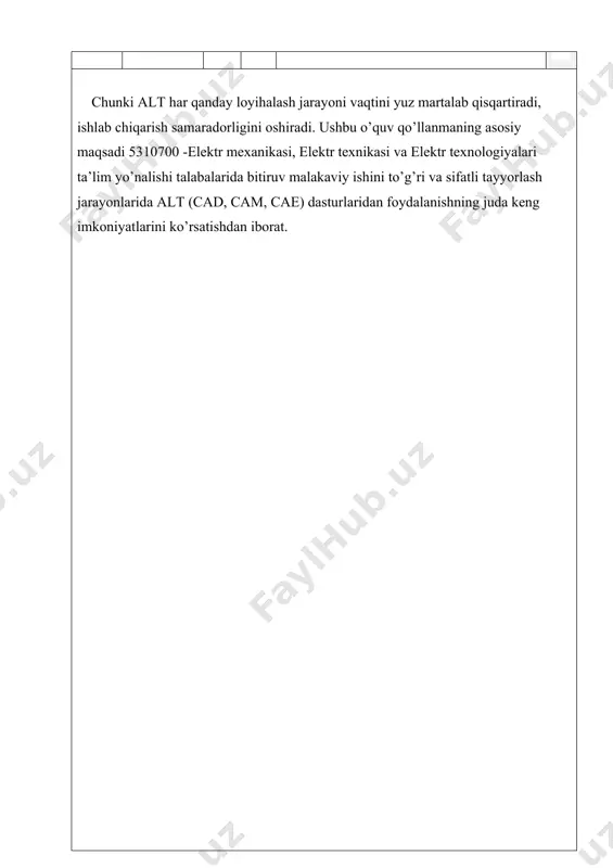 sifatida keng foydalaniladi. elektr mashinalari quyidagicha tasniflanadi, ya’ni quvvatiga ko’ra: 1) 500 w gacha - elektr mikromashinalari; 2) 0,5 200 kw — katta quvvatli; aylanish chastotasiga ko’ra: a) n = 300 ayl/min. gacha — kam tezlikli; b) n =300 + 1500 ayl/min — o’rta tezlikli; d) 1500 6000 ayl/min —o’ta katta tezlikli elektr mashinalari. elektr mashinalarida rotor va stator magnit maydonlarining o’zaro qo’zg’almasligi hamda elektr mashinalarining generator va motor rejimlarida ishlash mumkinligi elektr mashinalari nazariyasining asosiy qoidalaridir. elektr mashinalariga qo’yiladigan umumiy texnik talablar. umumiy maqsadli elektr mashinalariga qo’yiladigan asosiy talablar xalqaro yoki mdh standartlari tomonidan belgilanib, ular quyidagilardan iborat: 1) ishda ishonchliligi yuksak bo’lishi; 2) energetik ko'rsatkichlari yuqori bo’lishi; 3) gabarit o'lchamlari, massasi va narxi imkon qadar minimal bo’lishi; 4) konstruksiyasi ishlab chiqarishda oddiy va ularga texnik xizmat ko’rsatish hamda ishlatishda o’ng’ay bo'lishi zarur. har qaysi elektr mashina ekspluatatsiyaning aniq sharoitlarida (yuklamaning rejimi, ruxsat berilgan o ‘ta yuklama, kuchlanish, o’zgaruvchan …
