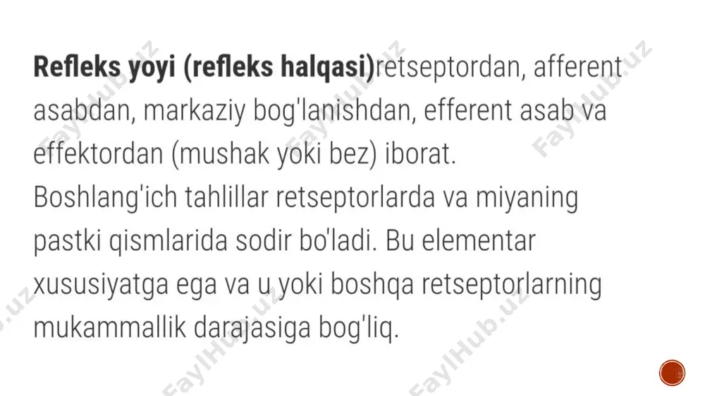 refleks-nerv faoliyatining asosiy shakli - Page 4