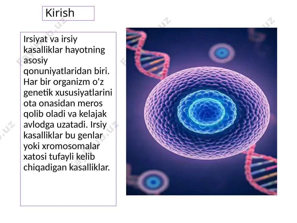irsiyat va irsiy kasalliklar 2 - Page 3