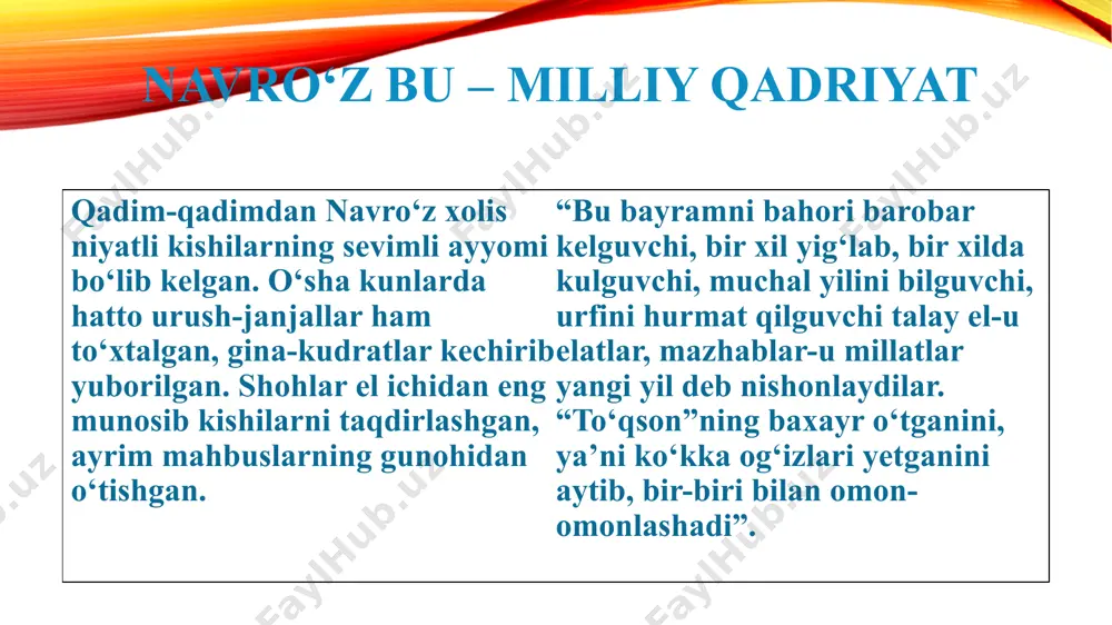 navro‘z – yangilanish va yasharish bayrami - Page 5