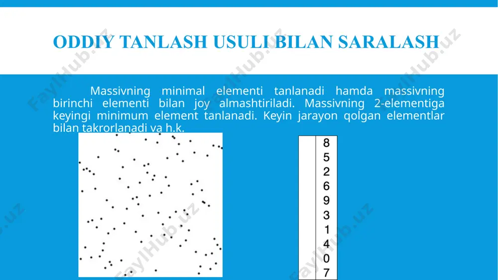 bir o‘lchamli massivlar uchun umumiy algoritmlar - Page 5