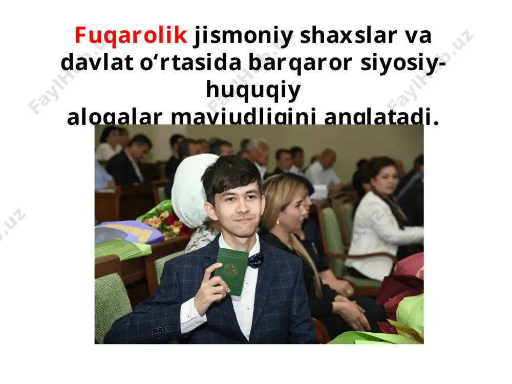 o‘zbekiston respublikasi fuqaroligi 10-sinf - Page 3
