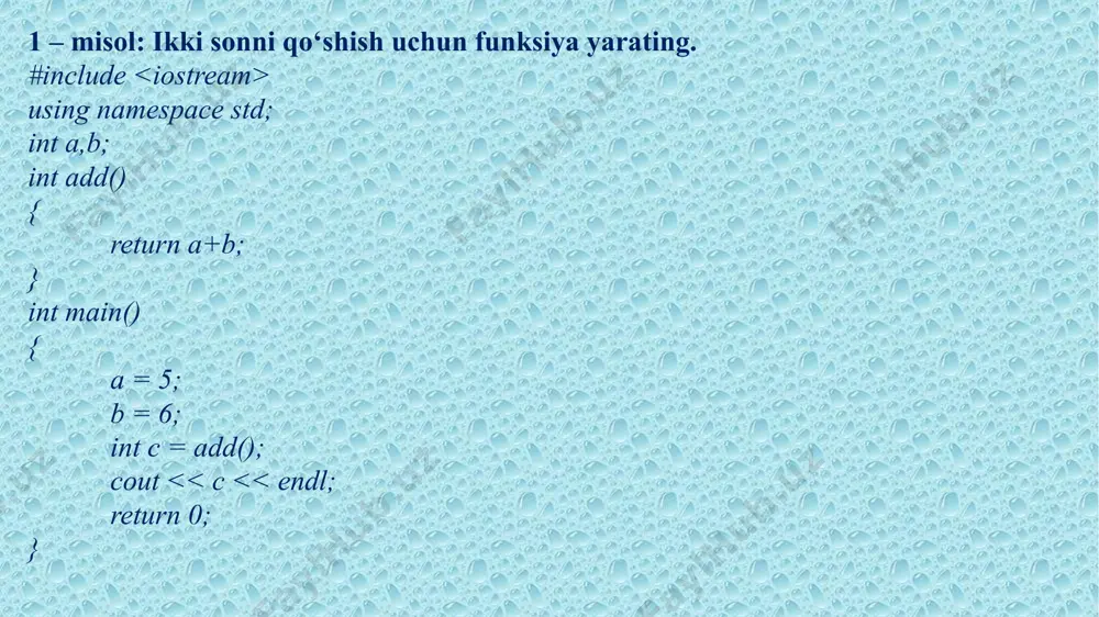 dasturlashda funksiya va modullarni qo‘llash - Page 4