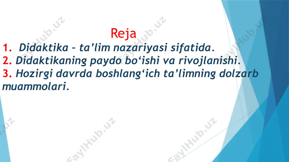 krlashga o‘rgatish, mustaqil bilim olish va mustaqillikka o‘rgatish bugungi kun vazifasi. chunki boshlang‘ich ta‘limdayoq bo‘larga e‘tibor berilmasa o‘quvchining mustaqil, erkin va ijodiy fikrlashga o‘rgatib bo‘lmaydi. 4) boshlang‘ich sinf o‘qituvchilarini «kadrlar tayyorlash milliy modeli» talablari asosida tayyorlash. ularni yuqori professional qobiliyatga ega, bilimdon, pedagogik mahoratli bo‘lishlariga erishish.