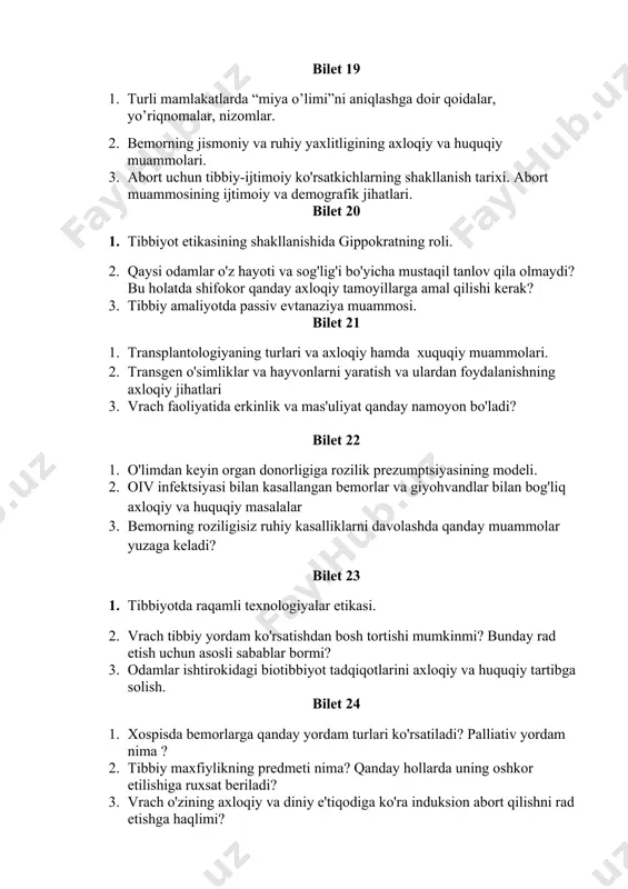 bioetika fanidan yakuniy nazorat savolllari - Page 4