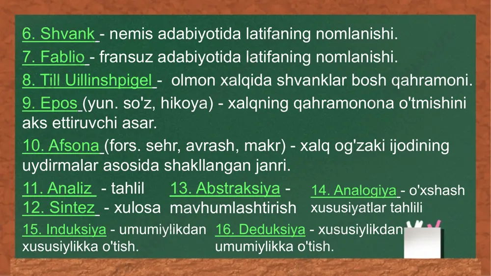 qiyosiy adabiyotshunoslik sohasiga doir 100 ta atama glossary shakllantirish. - Page 3