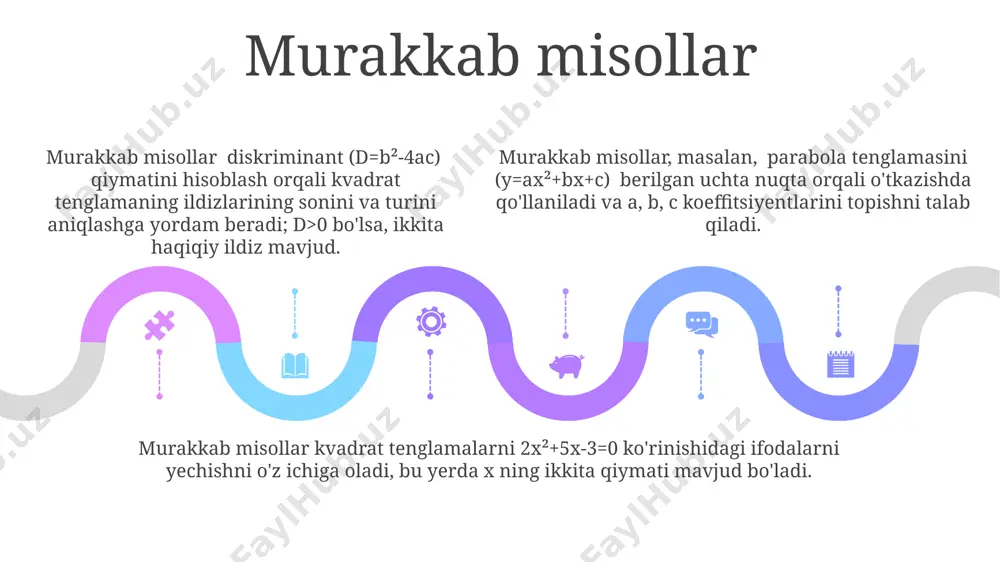 ikkinchi darajali polinomlar ta'rifi va yechim usullari - Page 5