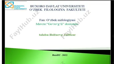 dostonlar haqida — PPTX
