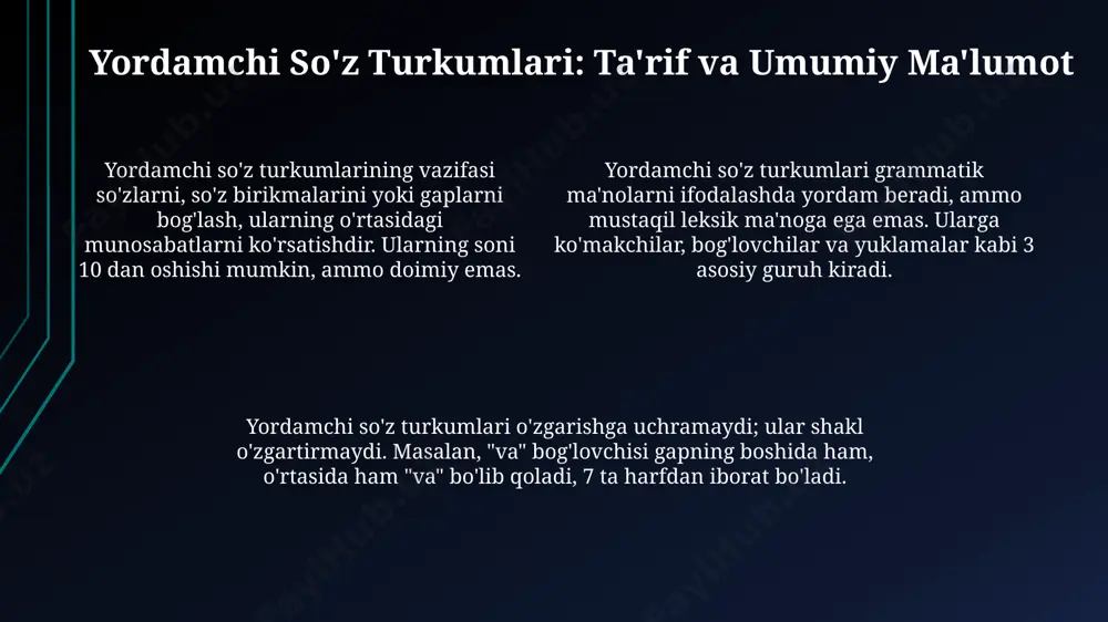 yordamchi sòz turkumlari - Page 4