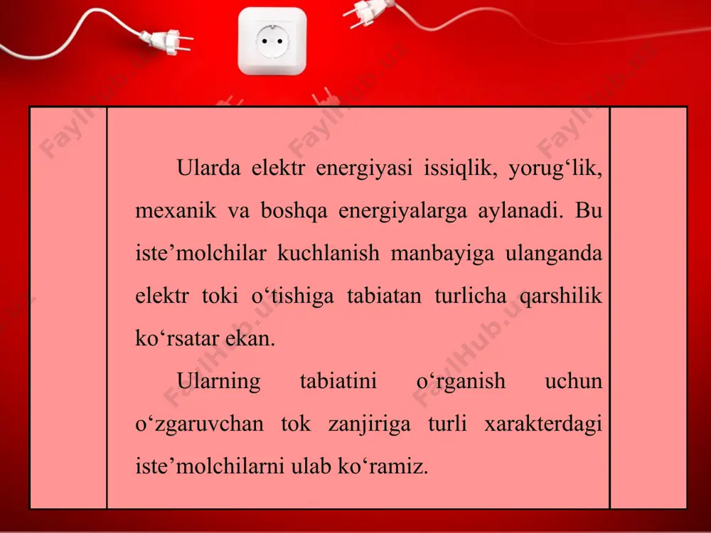 o‘zgaruvchan tok zanjiridagi aktiv qarshilik 11-sinf - Page 5