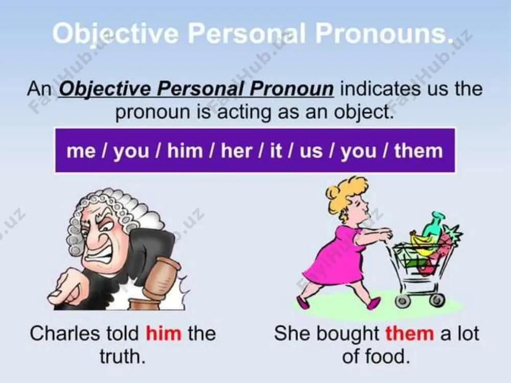 personal pronouns - Page 5