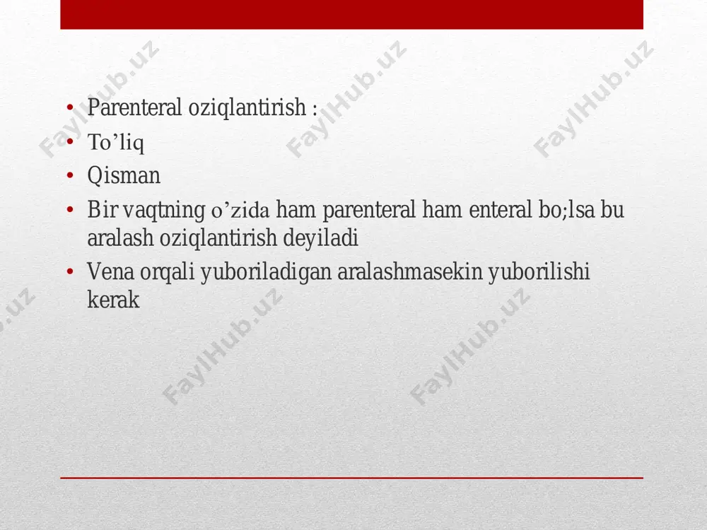 reanimatsion bemorlarni parenteral ovqatlantirish - Page 5