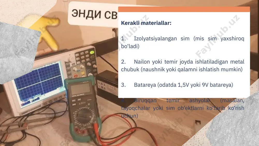 eng oddiy elektromagnitni yig‘ish va uni ishlashini o‘rganish - Page 2