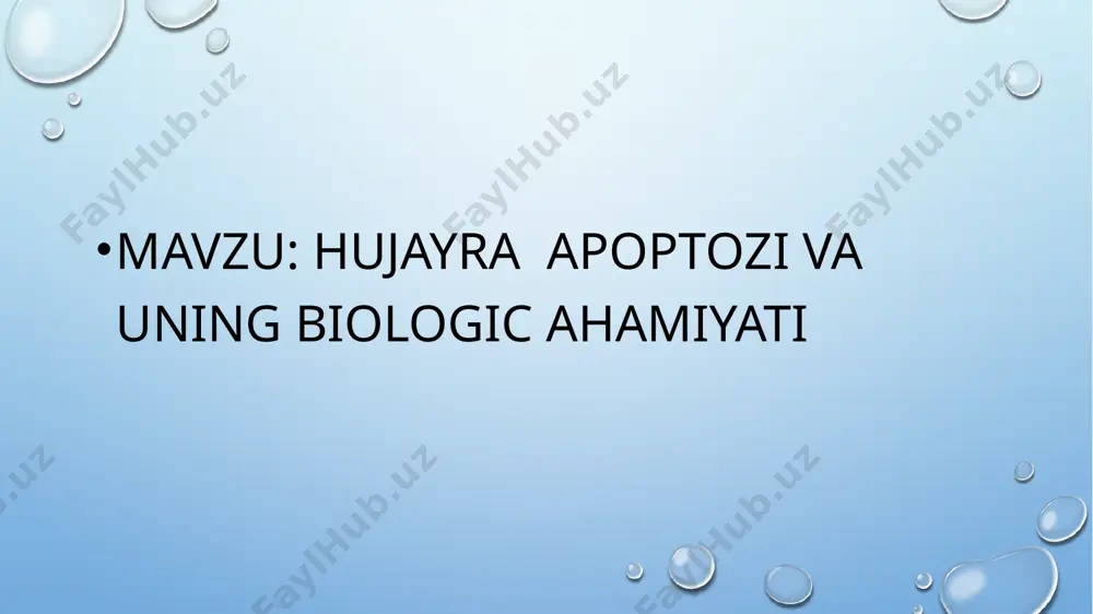va nekroz kengroq qilib aytganda, koʻp hujayrali organizmlarda hujayra oʻlimining ikki xil shakli bor: ular oʻzlariga zarar keltiruvchi (fizik yoki kimyoviy) taʼsir natijasida nobud boʻladi va bu jarayon nekroz deb ataladi. ular rejalashtirilgan oʻlimga berilgan turtki natijasida nobud boʻladi. bu oʻlimning eng yaxshi oʻrganilgan shakli apoptozdir. nekroz va apoptoz turli vaziyatlarda sodir boʻladi va turli bosqichlarni oʻz ichiga oladi. oddiyroq qilib aytganda, nekroz tartibsiz jarayon boʻlib, yalligʻlanish natijasida immun javobni keltirib chiqaradi. apoptoz esa toza va tartibli jarayon va u hujayralarni kichik boʻlaklarga boʻlib, boshqa hujayralar tomonidan qayta ishlanishi uchun qulay holatga keltiradi. nekroz (tartibsiz jarayon) hujayralar zararli omillar (shikastlanish yoki zararli toksik moddalar) taʼsiriga uchraganida, nobud boʻlishdan oldin hujayra ichi tarkibiy qismlarini “toʻkib tashlaydi”. zararlangan hujayraning plazma membranasi endi ionlar va suvning oʻtishini nazorat qila olmasligi sababli hujayra shishib ketadi va uning tarkibi plazma membranasidagi teshiklardan oqib chiqadi. bu jarayon koʻpincha toʻqimadagi nobud boʻlgan hujayralar atrofida yalligʻlanishni keltirib chiqaradi. …