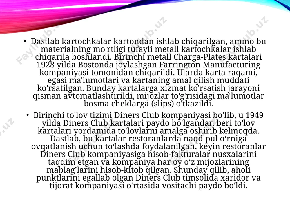 va bu yo‘nalish o‘z rivojini topmadi. kobeydjing kartalari deyilganda, ikki yoki undan ortiq to‘lov tizimida birdek amal qiladigan kartalarni tushunamiz. misol uchun, bugungi kunda uzcard-mir yoki humo-visa kabi kobeydjing kartalari mavjud bo‘lib, karta yuzida ikkala to‘lov tizimining logotipi ko‘rsatilgan va bu kartalar o‘zbekiston hududida anʼanaviy uzcard yoki humo to‘lov tizimi doirasida, chet elda esa xalqaro mir yoki visa to‘lov tizimlari doirasida amal qiladi. kartaga bitta, so‘mda ifodalangan hisobvaraq biriktiriladi. o‘zbekiston hududida mazkur kartalar bilan hisob-kitoblar milliy valyutamizda va mahalliy to‘lov tizimlarida mavjud tartib-qoidalar asosida amalga oshiriladi. mijoz bu karta bilan chet elga chiqqanda esa, aynan shu kartalar endi xalqaro to‘lov tizimlarining qoidalariga ko‘ra ishlay boshlaydi – to‘lov mijoz borgan mamlakatning mahalliy valyutasida amalga oshiriladi, bu to‘lov summasi avtomatik ravishda konvertatsiya qilinib, mijozning so‘mdagi hisobvarag‘idan yechib olinadi. kobeydjing kartalarining bunday afzalligi aynan chet elga boradigan mijozlar uchun qulay. karta egasi valyutada alohida karta ochib o‘tirmaydi, so‘mda ochilgan kartasidan chet elda ham …