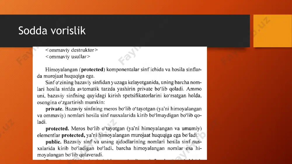 vorislik usullari, mexanizmlari va yangi tiplarnianiqlash - Page 4