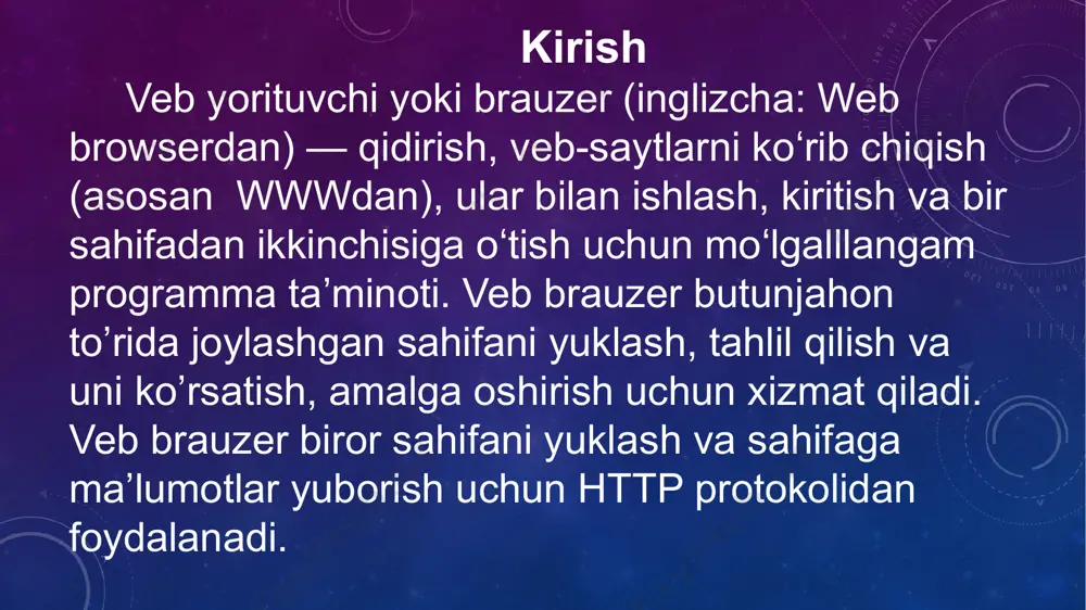 brauzerlar va ularning turlari - Page 4