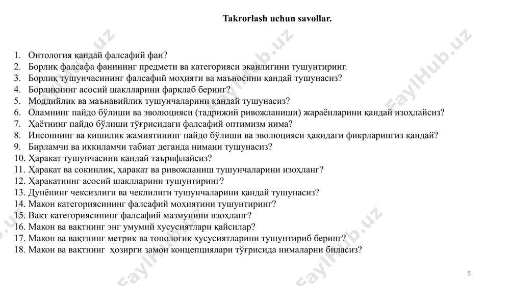 ontologiya – borliq falsafasi - Page 5