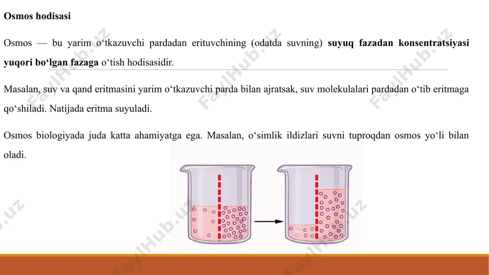 logiya va texnikadagi ahamiyati juda katta. foydalanilgan adabiyotlar xolmatov x. va boshq. umumiy kimyo. – toshkent: o‘qituvchi, 2015. rasulov b., karimov a. fizikaviy kimyo asoslari. – toshkent: fan, 2018. niyozov m. umumiy va noorganik kimyo. – toshkent: o‘zbekiston, 2016. atkins p., de paula j. physical chemistry. – oxford university press, 2014. chang r. chemistry. – mcgraw-hill, 2010. levine i. n. physical chemistry. – mcgraw-hill, 2011. petrucci r. h., harwood w. s., herring f. g. general chemistry: principles and modern applications. – prentice hall, 2017. moore j. w., stanitski c. l., jurs p. c. chemistry: the molecular science. – brooks cole, 2011. ximiya: uchebnik dlya vuzov / pod red. o. g. levchenko. – moskva: visshaya shkola, 2016. fizicheskaya ximiya / pod red. v. a. mixaylova. – sankt-peterburg: piter, 2013. image2.png image3.png image4.jpeg image5.jpeg image6.jpeg /docprops/thumbnail.jpeg