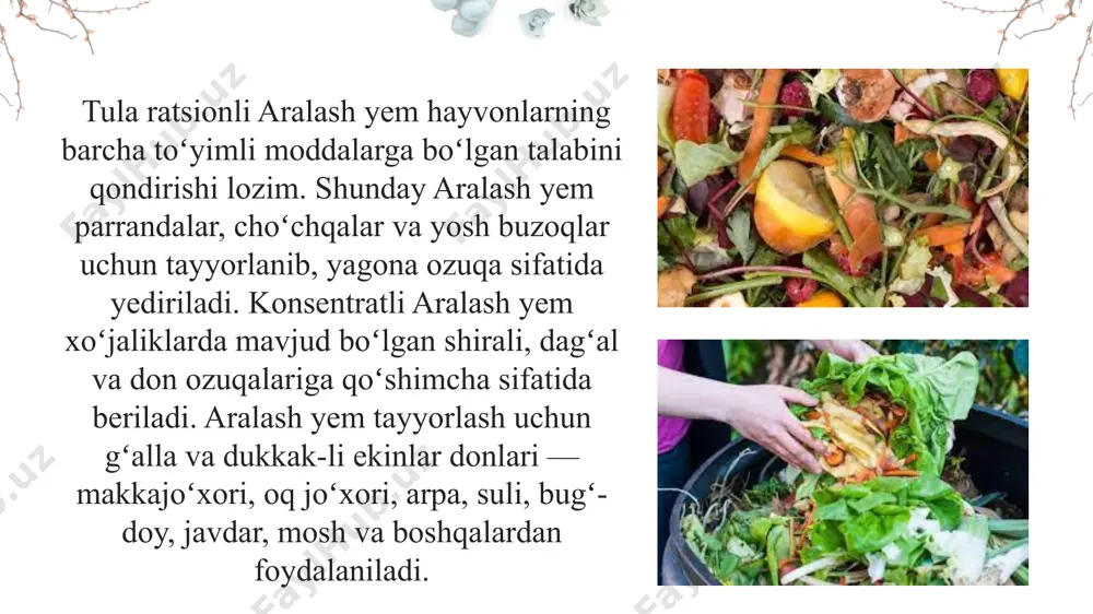 ishlab chiqarishda asosiy texnologik jarayondan biriga aylandi. yog‘ni tez va batamom chiqarib olish uchun yog‘ni erkin holga o'tkazish zarur, buning uchun hujayra tuzilishi buzilishi lozim. lekin judayam maydalanib ketsa, ya’ni 0,5 mm bo‘lsa, kunjaraning yogiiligi oshib ketadi. materialda buzilmagan hujayralar bo'lmasligi kerak, chunki ular yog'ning diffuziyalanishiga ta’sir etadi. zarrachalaming ichki tuzilishi erituvchining tezda shimilib kirishini ta’minlashi kerak e'tiboringiz uchun rahmat! image1.png image3.png image4.png image5.jpeg image6.jpeg image7.jpeg image8.jpeg image9.jpeg image10.jpeg image11.jpeg image12.jpeg image13.jpeg image14.jpeg image15.jpeg image16.jpeg image17.jpeg image18.jpeg image19.jpeg image20.jpeg image21.jpeg image22.jpeg image23.jpeg image24.jpeg image25.jpeg image26.jpeg image27.jpeg image28.png image2.png image29.jpeg