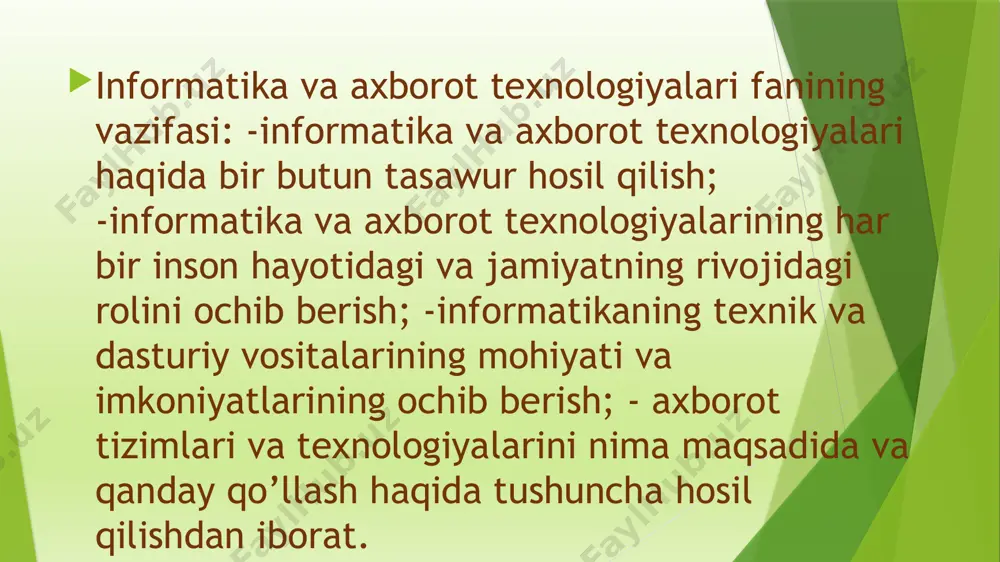 informatika va at fanini o'qitishning tashkiliy shakllari - Page 5