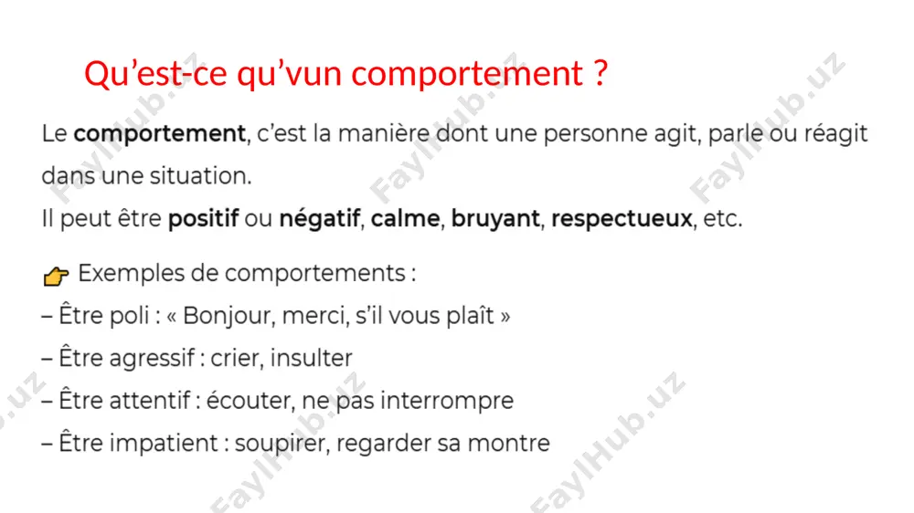 les comportements. interjections et exclamations. - Page 2
