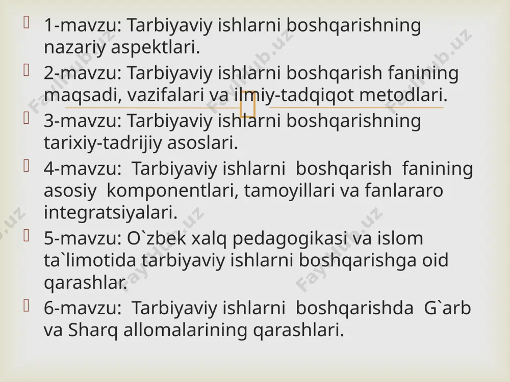 tarbiyaviy ishlarni boshqarish - Page 5
