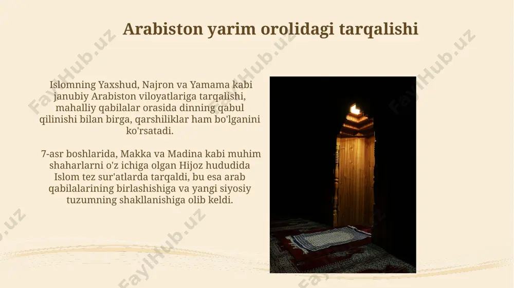 islomning paydo boʻlishi va tarqalishi - Page 3