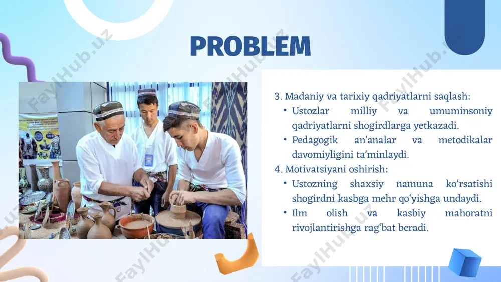 pedagoglik kasbi rivojlantirishda ustoz shogird anʼanalari - Page 5