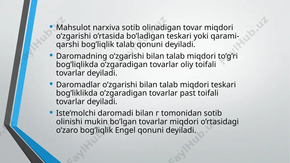 e’lastik talabning narx va daromadga bog’liqligi - Page 5