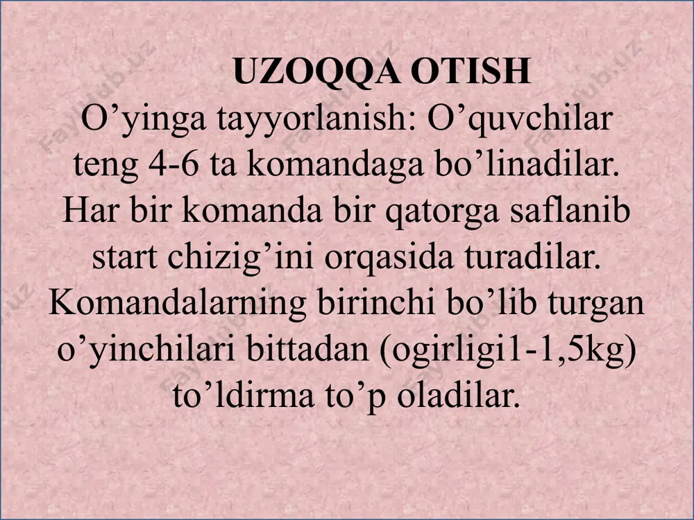 1-sinflarda harakatli o'yinlarni tashkil etish - Page 4