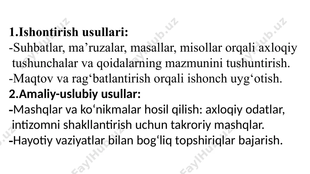 tarbiya usullari va shakillari - Page 4