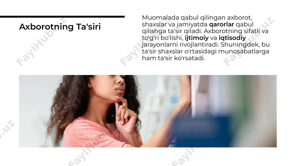 muomalada axborot qabul qilishning o'ziga xos hususiyatlari - Page 5