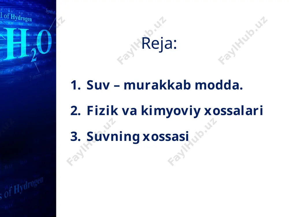 r suv bug‘i ishtirok etmasa, «qaldiroq gaz» yuqori haroratda ham portlamaydi. is gazi kislorodda yonmaydi. xlor metallar bilan ta’sirlashmaydi. vodorod ftorid oyna bilan ta’sirlashmaydi. image2.jpeg image3.jpeg image4.jpeg image5.jpeg image6.jpeg image7.png image8.jpeg image9.jpeg image10.jpeg image11.jpeg image12.png image13.jpeg image14.png image15.jpeg image16.jpeg image17.jpeg image18.jpeg image19.jpeg image20.jpeg image21.jpeg image22.jpeg image23.jpeg image1.jpeg /docprops/thumbnail.jpeg
