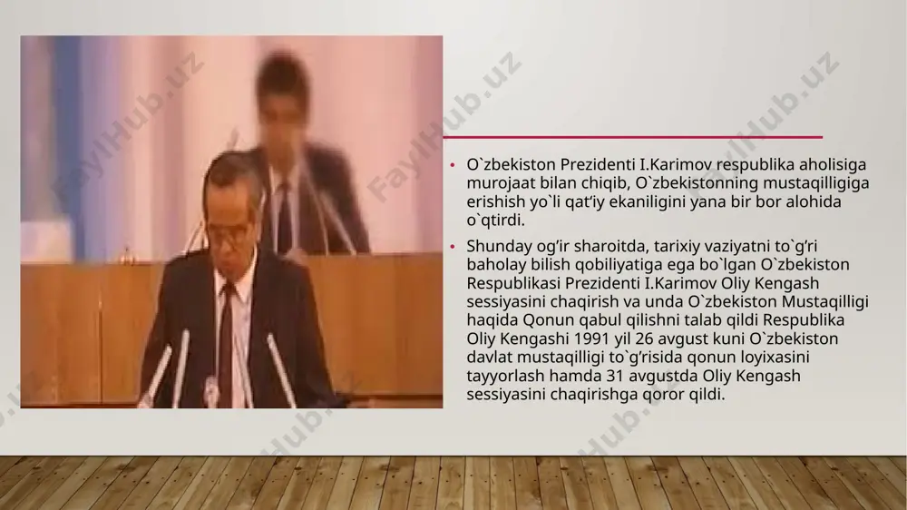 mustaqil o`zbekiston respublikasining tashkil topishi va ahamiyati - Page 5