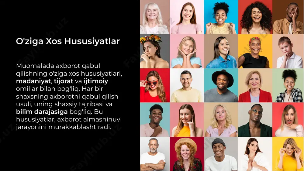 muomalada axborot qabul qilishning o'ziga xos hususiyatlari - Page 4