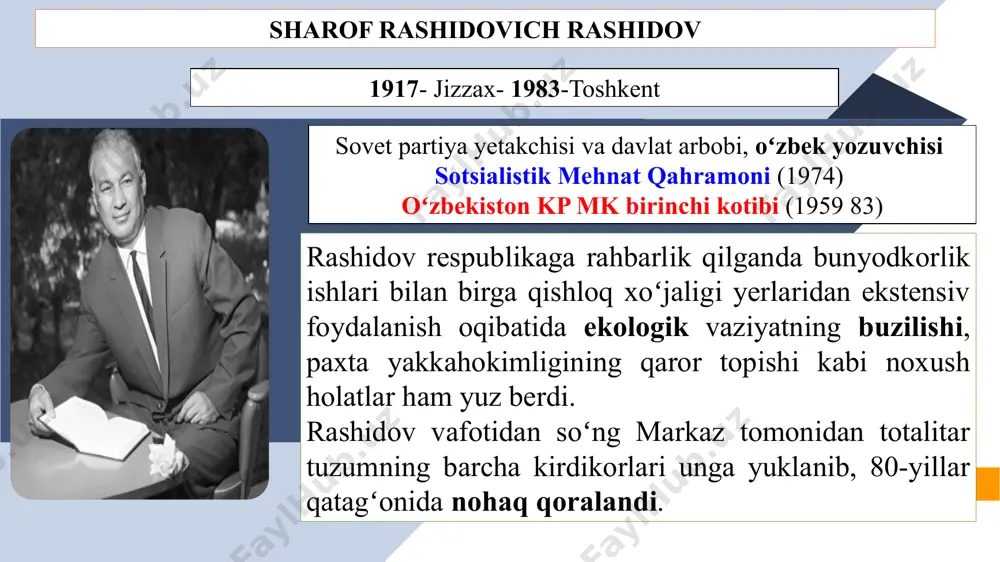 kungi tebranishlar uy-joylarni vayron qilgan. asosiy tebranish 1966-68 yillarda yuz berib turgan bir qancha aftershoklar bilan davom etdi. zilzilaning qaytalab turishi 2000 martadan ortiq boʻlgan. uning balandligi 375 metr (14 ta 9 qavatli uy balandligi). teleminora 1978-yildan 6 yil qurigan va 1985-yil 15-yanvarda ishga tushirilgan. 1985-yilda bino balandligi bo‘yicha jahonda 4-o‘rinda turgan. bugungi kunda u markaziy osiyoning eng baland binosi hisoblanadi. mdh davlatlari teleminoralari ichida esa, ostankino keyingi 2-o‘rinni egallaydi. teleminoraning 4 ta tayanchi va unga tutashgan 3 ta oyoqlari 11 metrlik chuqurlikdan ko‘tarilib chiqilgan. minora qurilishi 25 tonna yukni 240 metr balandlikka ko‘taruvchi maxsus krandan foydalanilgan. teleminoraga chiqish uchun shvetsariyaning uchta “shindler” lifti o‘rnatilgan bo‘lib, ularning tezligi 1 soniyada 4,8 metrni tashkil qiladi. toshkent teleminorasi toshkent metropoliteni qurilishi 1972-yilda boshlangan, birinchi liniyasi 9 stansiyadan iborat. uzunligi 11,4 km boʻlgan 1-navbati 1977-yil 6-noyabrda, uzunligi 4,1 kilometrli ikkinchi navbati 1980-yil 18-avgustda foydalanishga topshirildi, bekatlar soni 12 taga yetdi. umumiy uzunligi 4,8 …