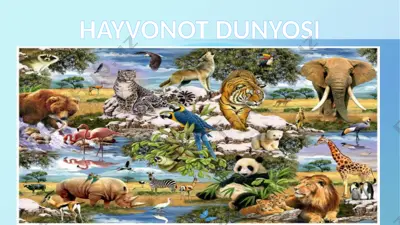 hayvonot dunyosi — PPTX