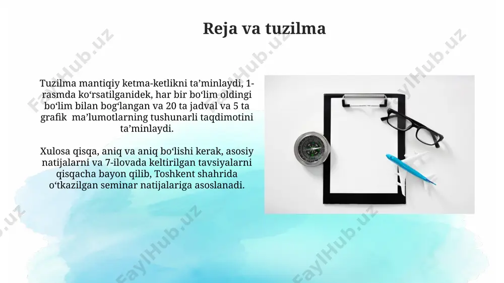 hisobot tuzish va assosiy elementlari - Page 3