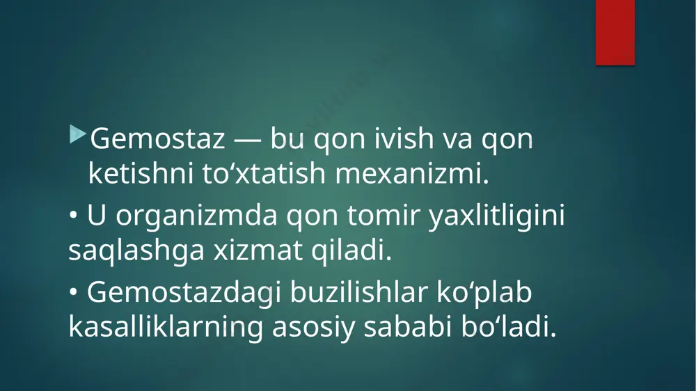 gemostaz mexanizmlari va patologiyadagi ahamiyati - Page 3