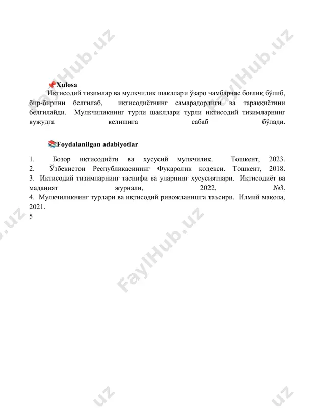kapitalistik iqtisodiy tizim - Page 5