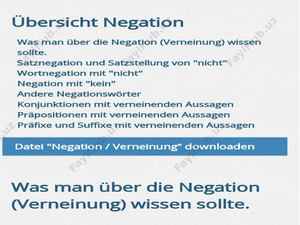 negation (verneinung) - Page 2