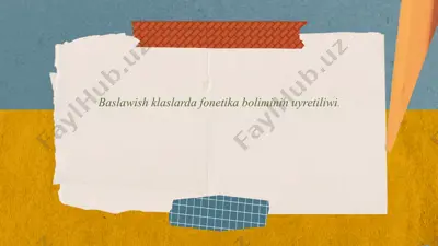 fonetika bolimini uyretilishi — PPTX