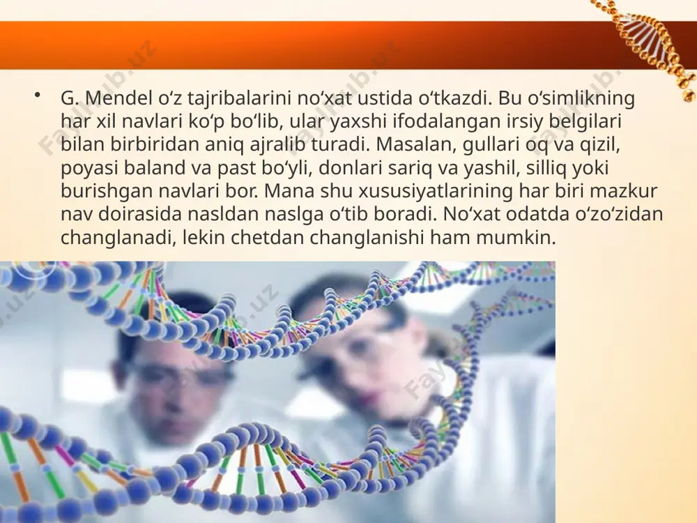 irsiyatni o‘rganishning duragaylash usuli. 9 - sinf - Page 3