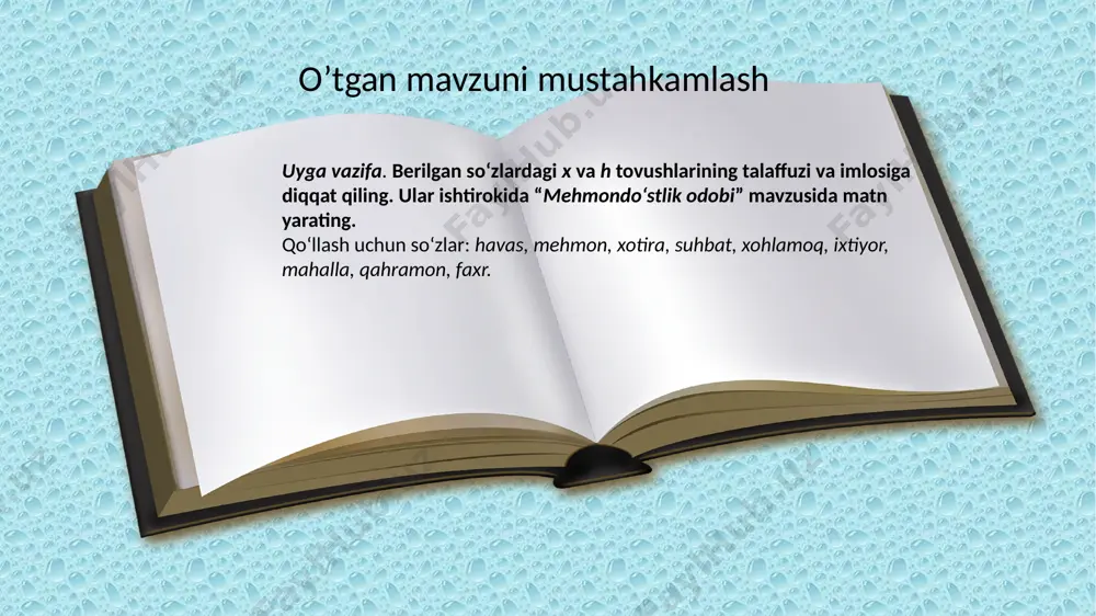 z va s undoshlarining talaffuzi va imlosi 5-sinf - Page 5