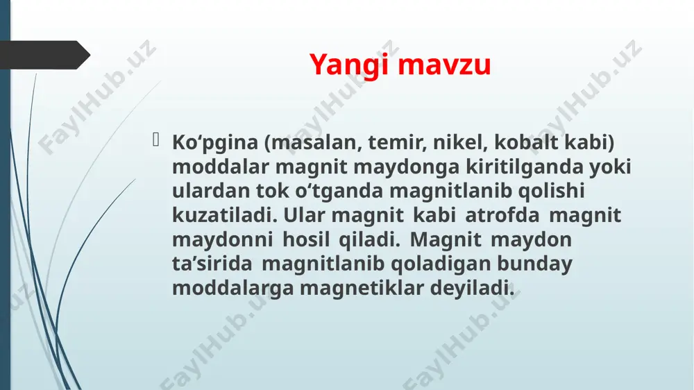 moddalarning magnit xossalari - Page 5