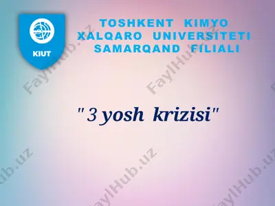 3yoshkrizisi — PPTX