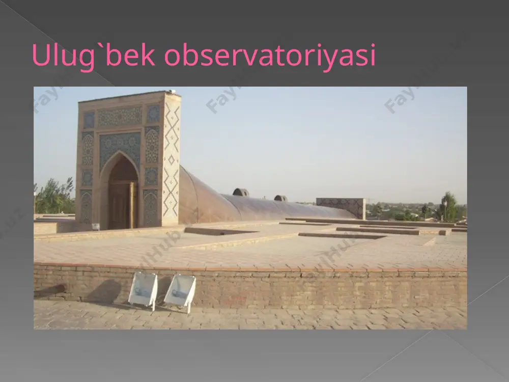 ulug`bek observatoriyasi - Page 5